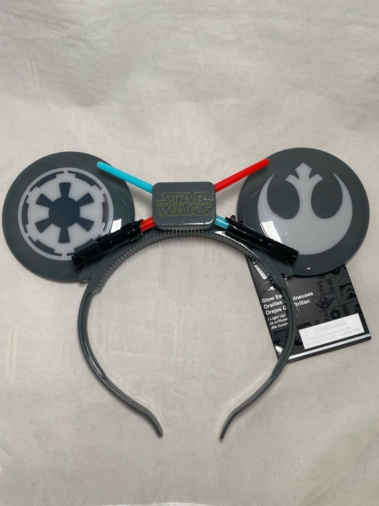 Star Wars Accessories - Star Wars Gray Rebel & Empire Glow Headband with Red and Blue Accents